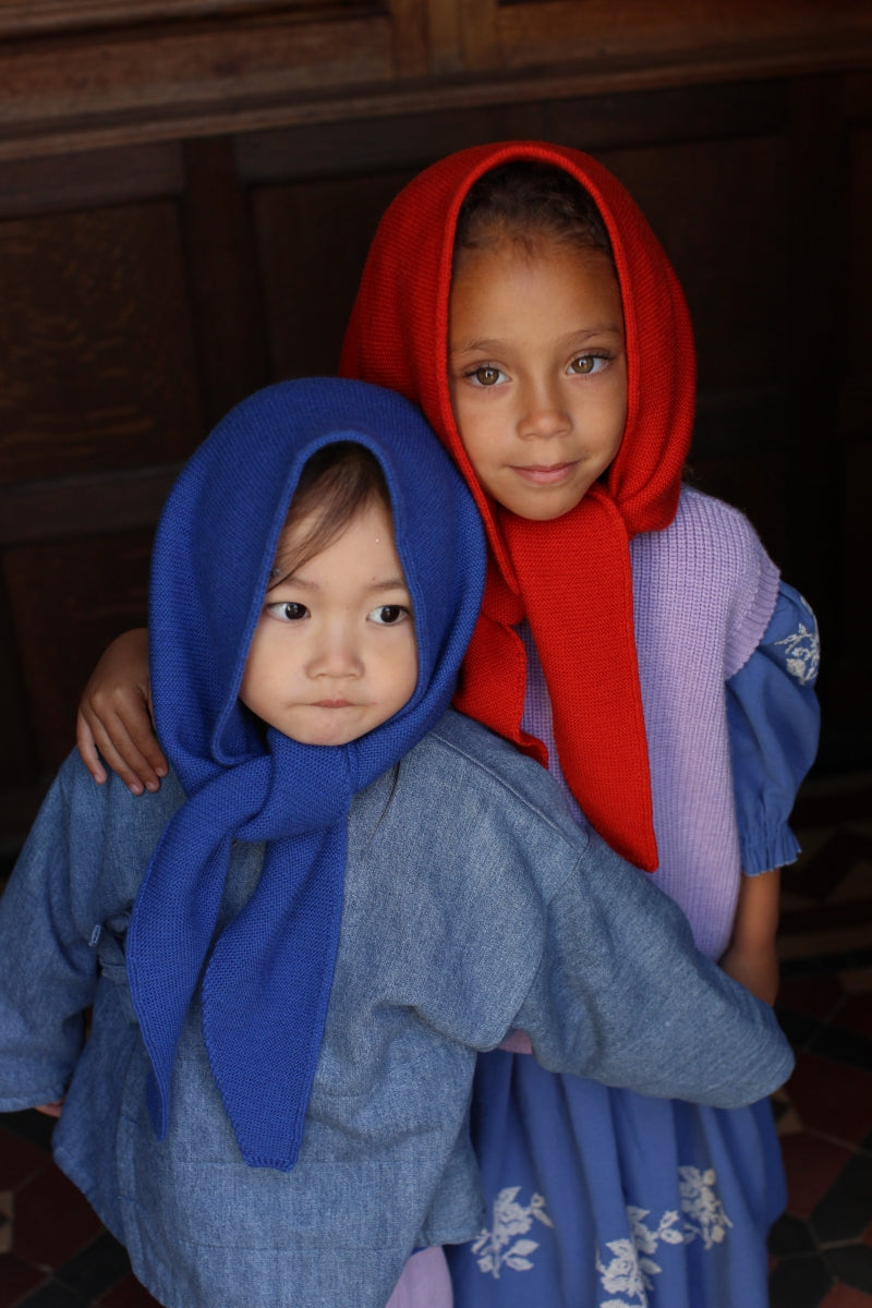 triangle scarf josephina - red