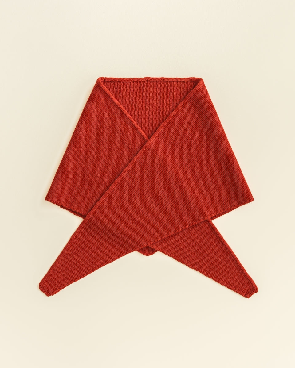 triangle scarf josephina - red