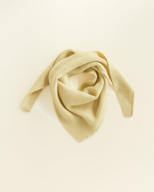 triangle scarf josephina - light yellow