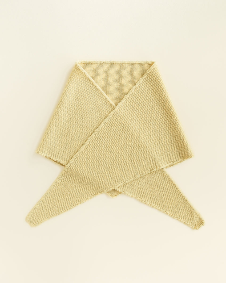 triangle scarf josephina - light yellow
