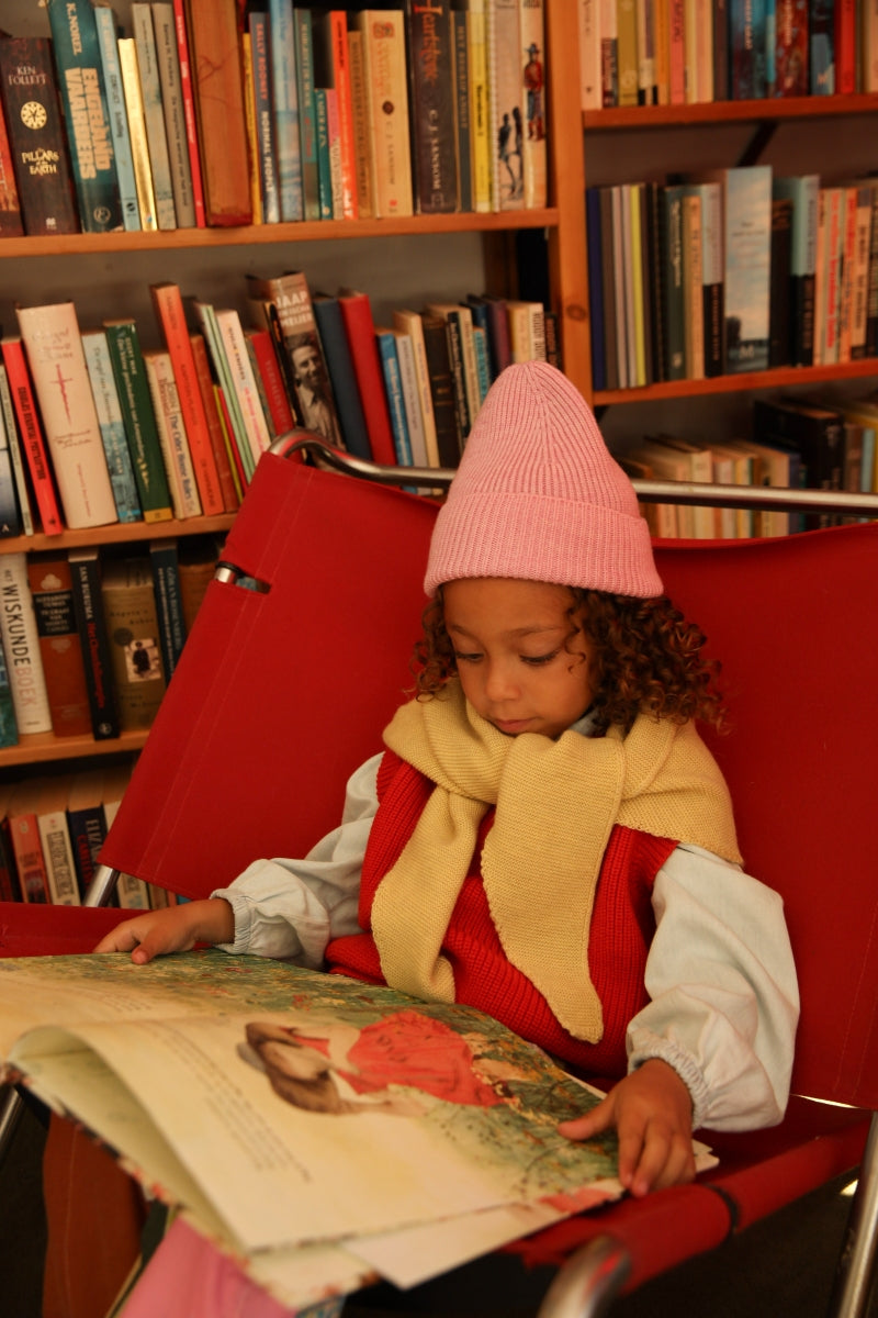 triangle scarf josephina - light yellow