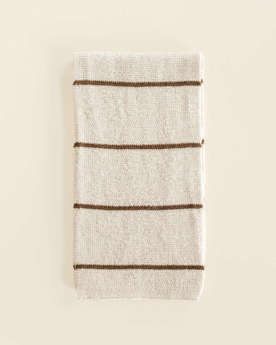 scarf igor - cream/mocha