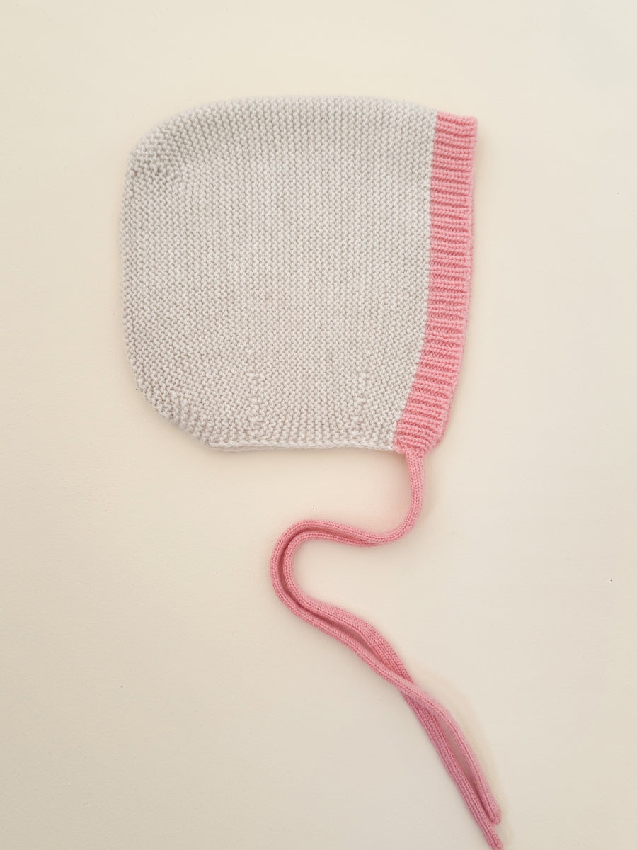 bonnet dolly - cream/bubblegum