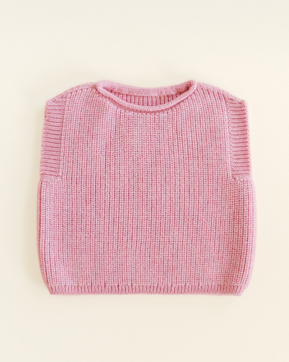 vest harvey baby - cotton candy