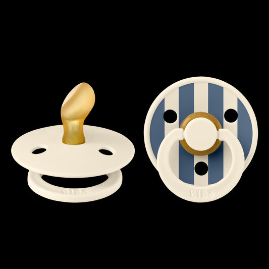 2 pack latex - 0-6m anatomical -  anatomic studio duo pin steel blue