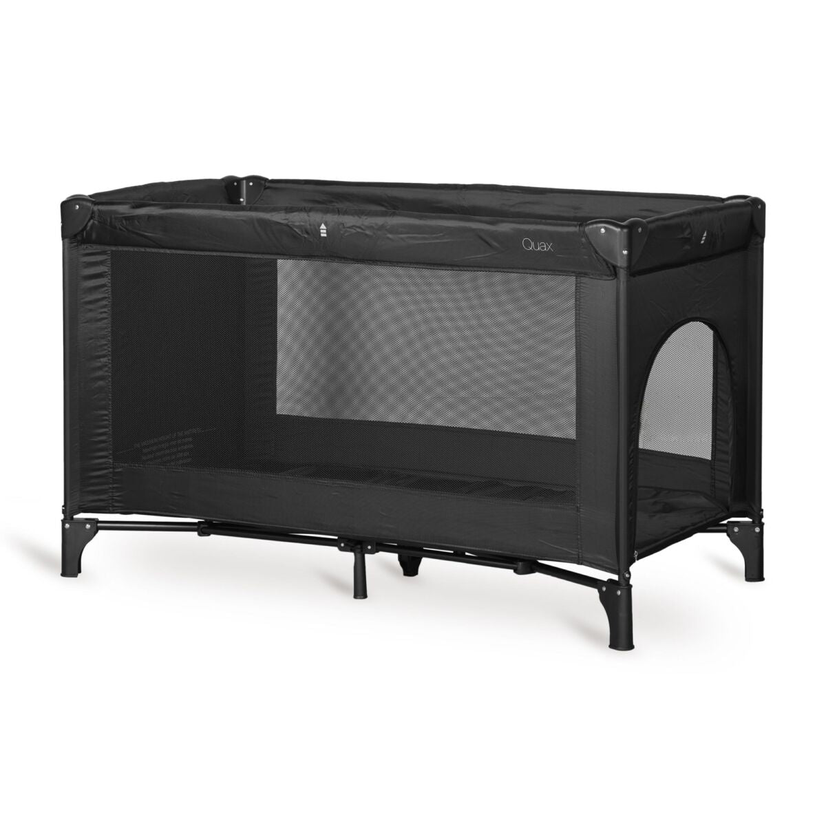 reisbed met rits - zwart