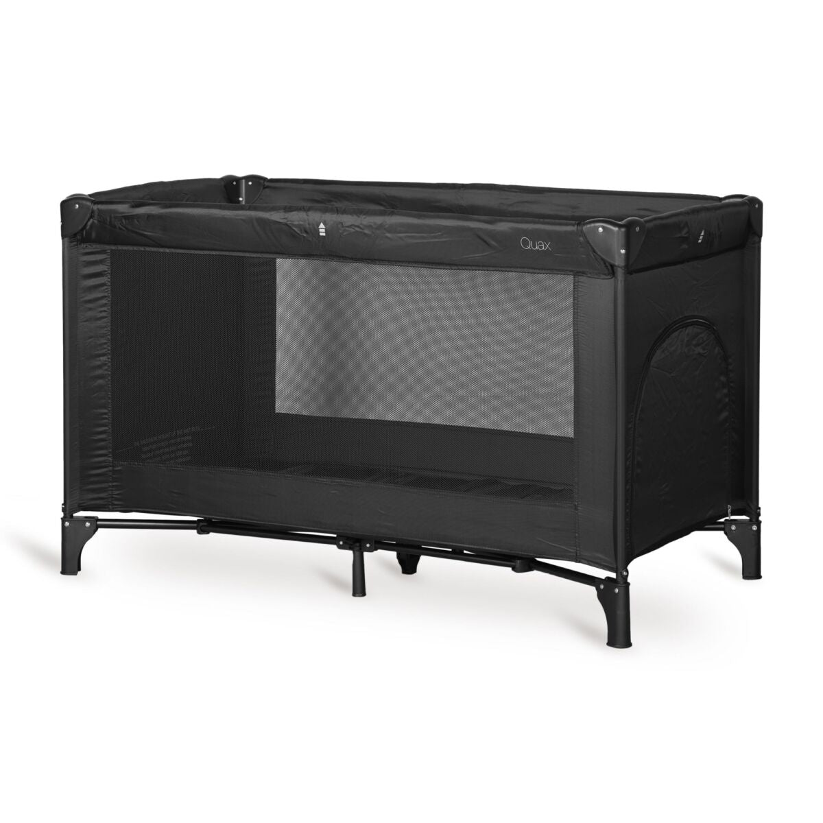 reisbed met rits - zwart