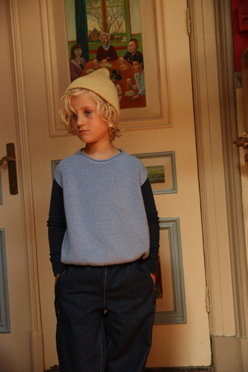 vest harvey kid - light blue