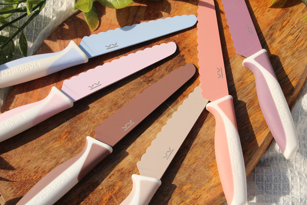 kiddikutter leermes - cream