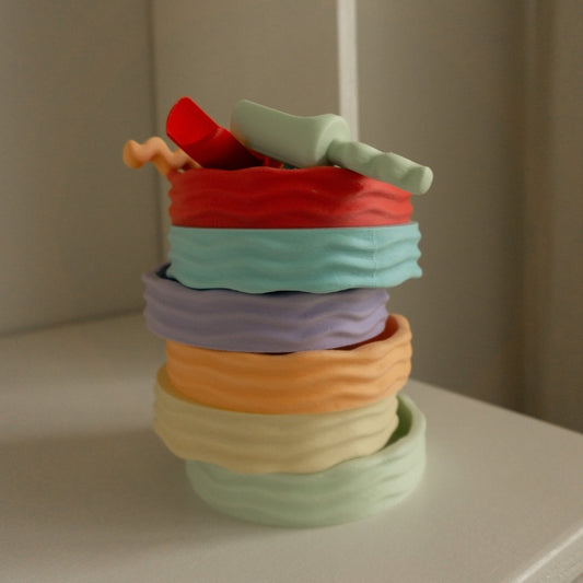 pastelbakjes set - wave