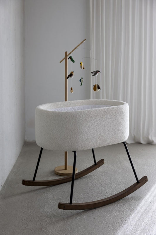 rocking wieg de luxe  - cream