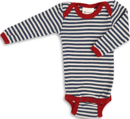 wollen body - blauwe strepen