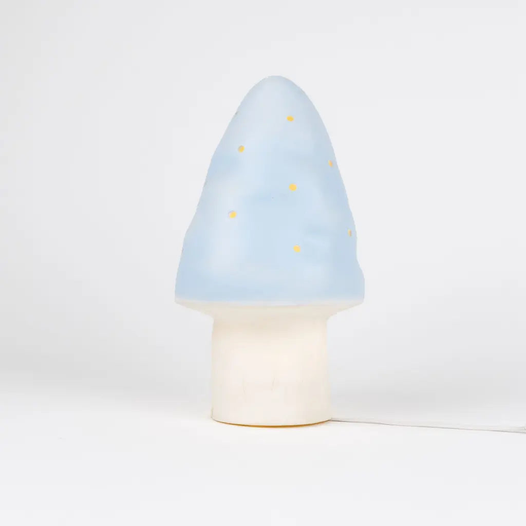 paddenstoel lamp - klein - blauw