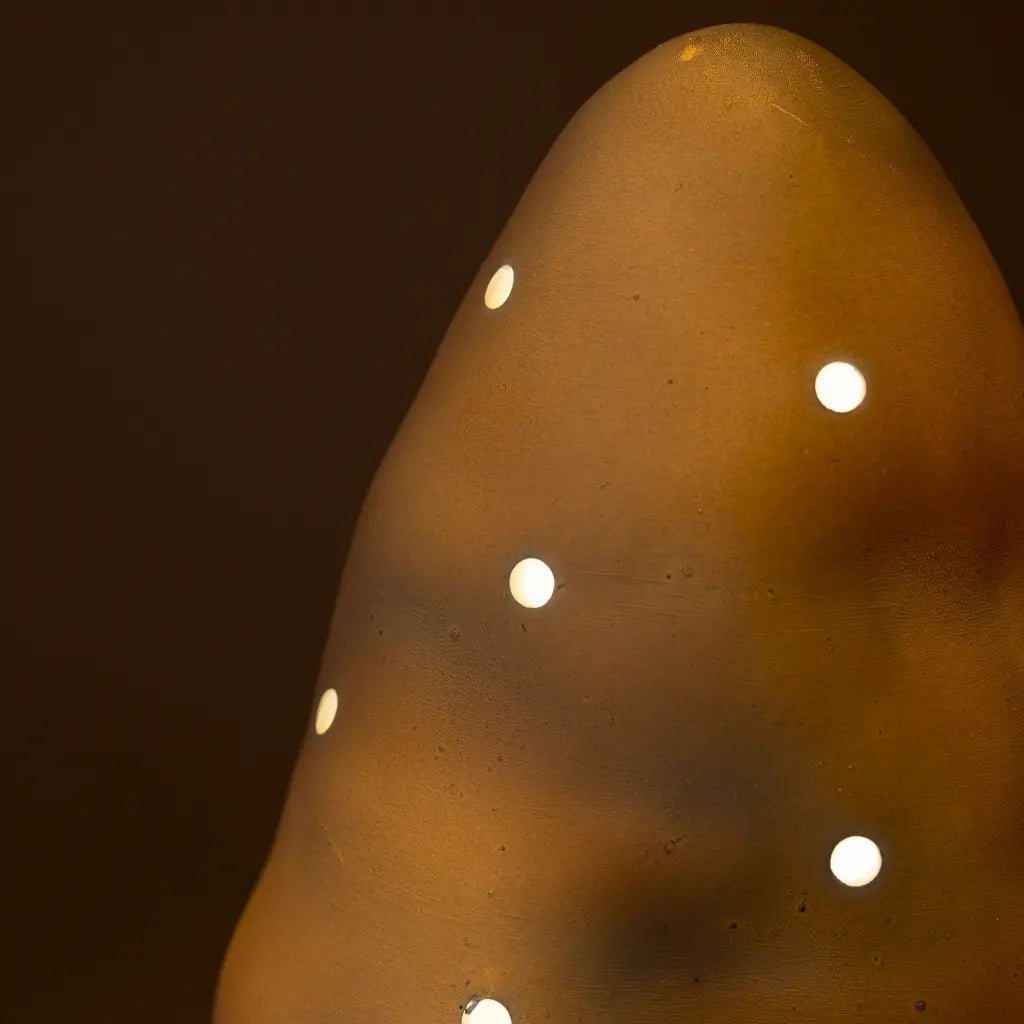 paddenstoel lamp - klein - blauw