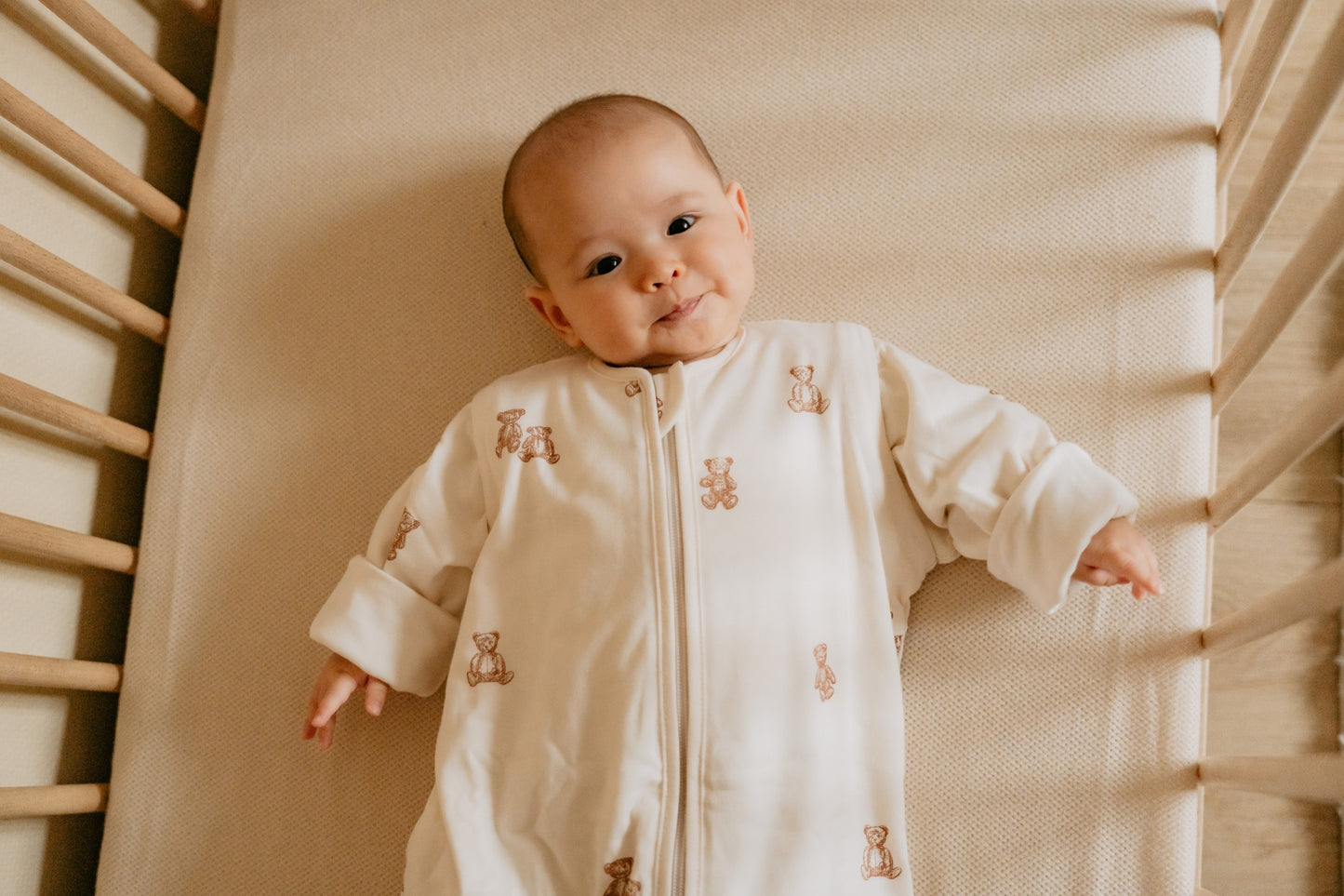 newborn slaapzak 0-6M - teddy bears