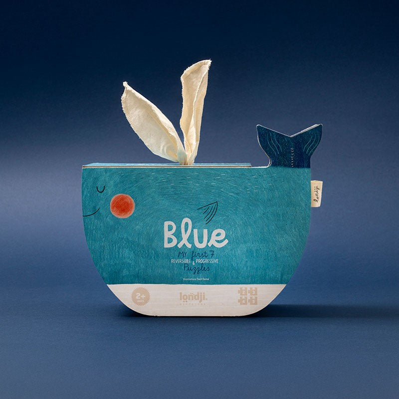 puzzel - blue - walvis