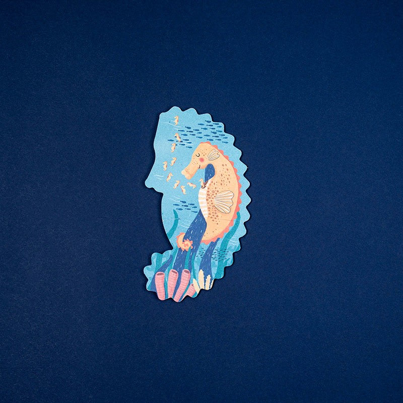 puzzel - blue - walvis