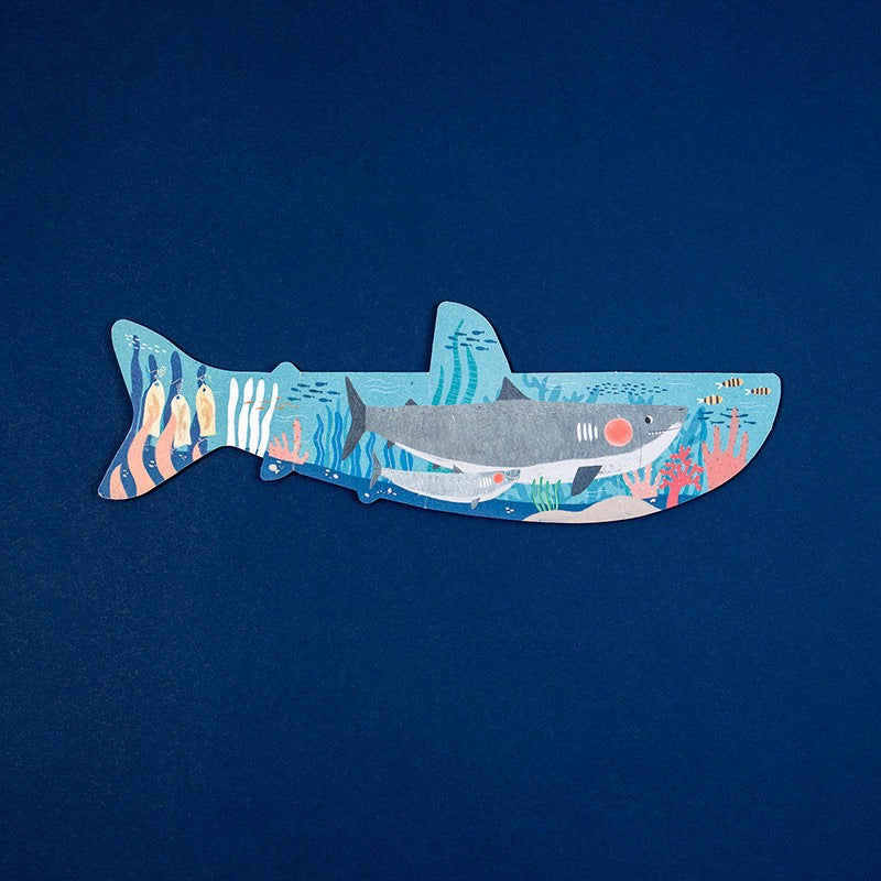 puzzel - blue - walvis