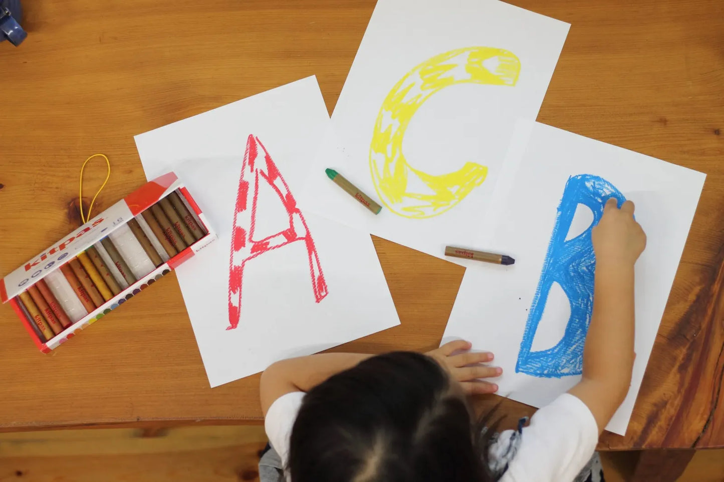 raamkrijtjes artiest  - medium - 6 stuks - face - pastel kleuren