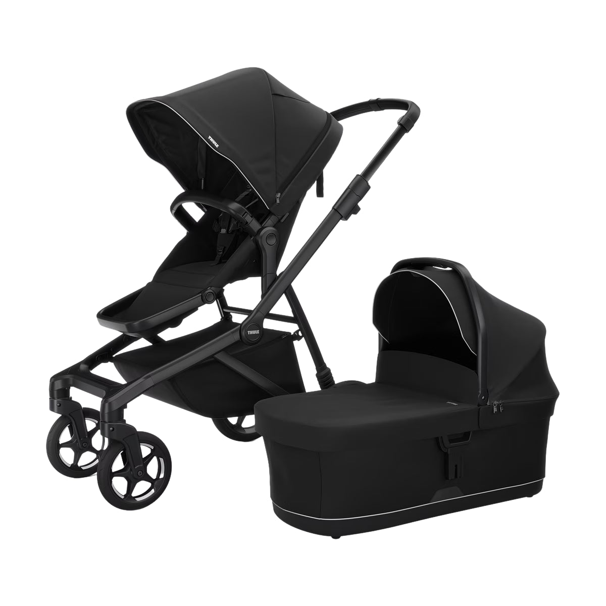 sleek 2 kinderwagen - midnight black on black