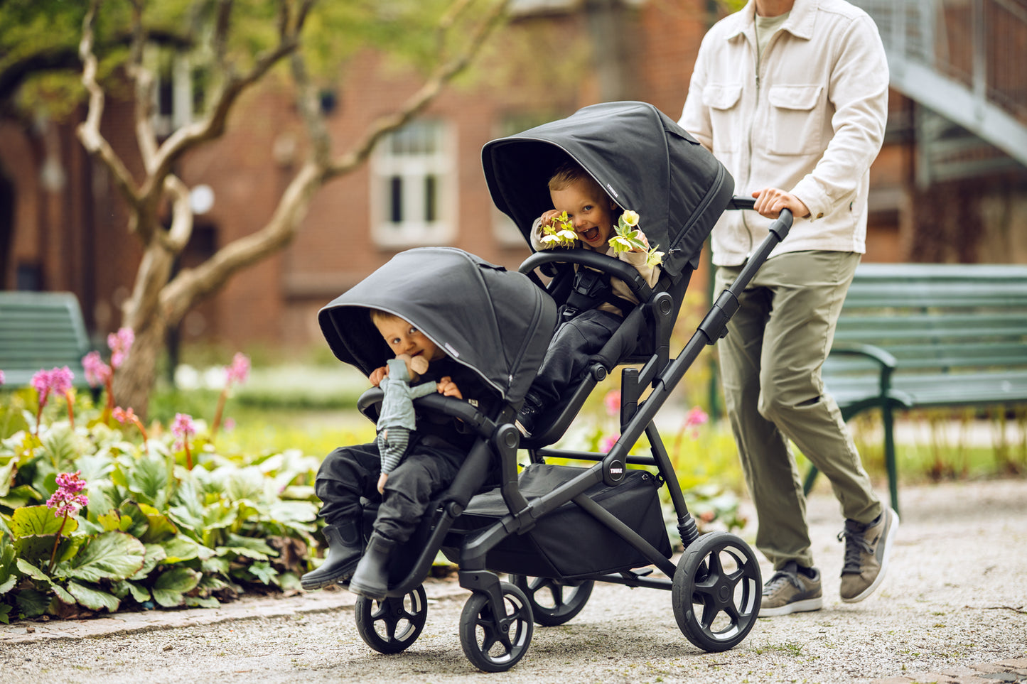 sleek 2 kinderwagen - midnight black on black