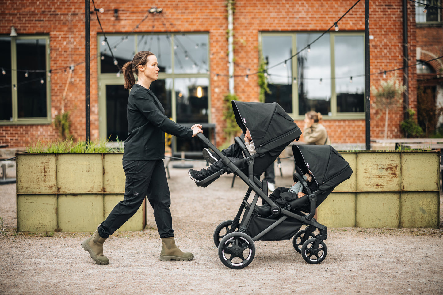 sleek 2 kinderwagen - midnight black on black
