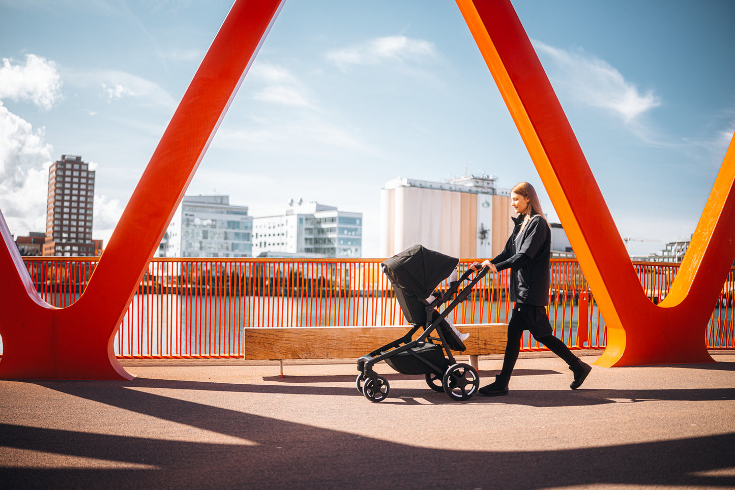 sleek 2 kinderwagen - midnight black on black