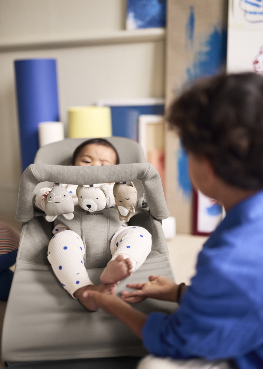 baby wipper bliss 3D jersey - zandgrijs