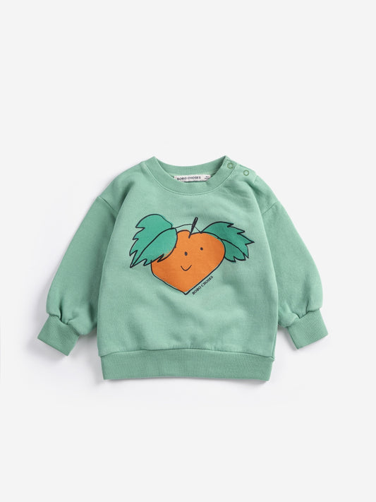 tangerine sweatshirt - green