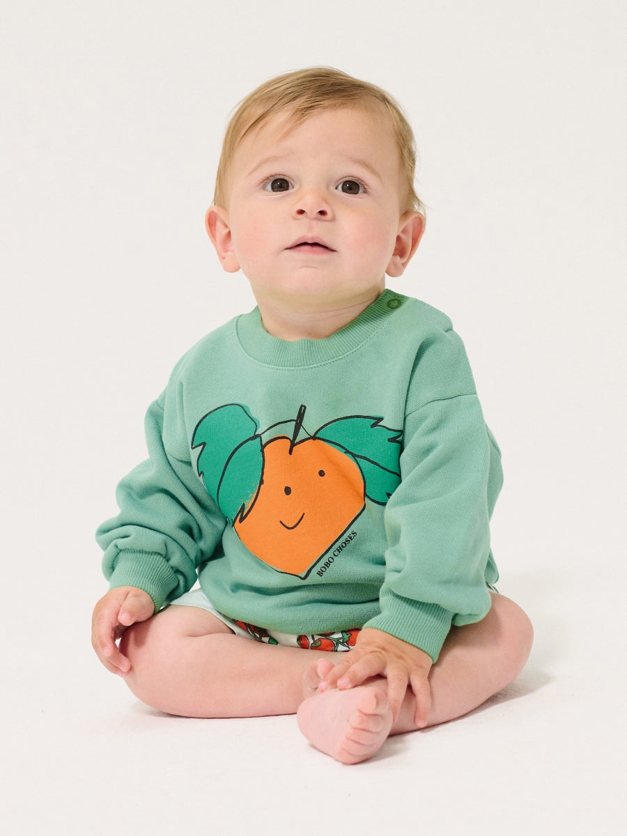 tangerine sweatshirt - green