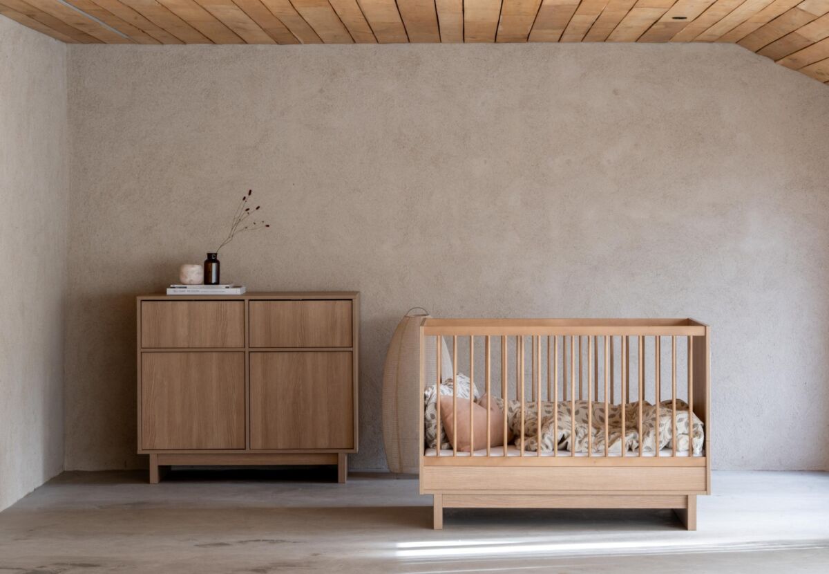 meegroeibed - kyo - 120x70 cm - honey ash