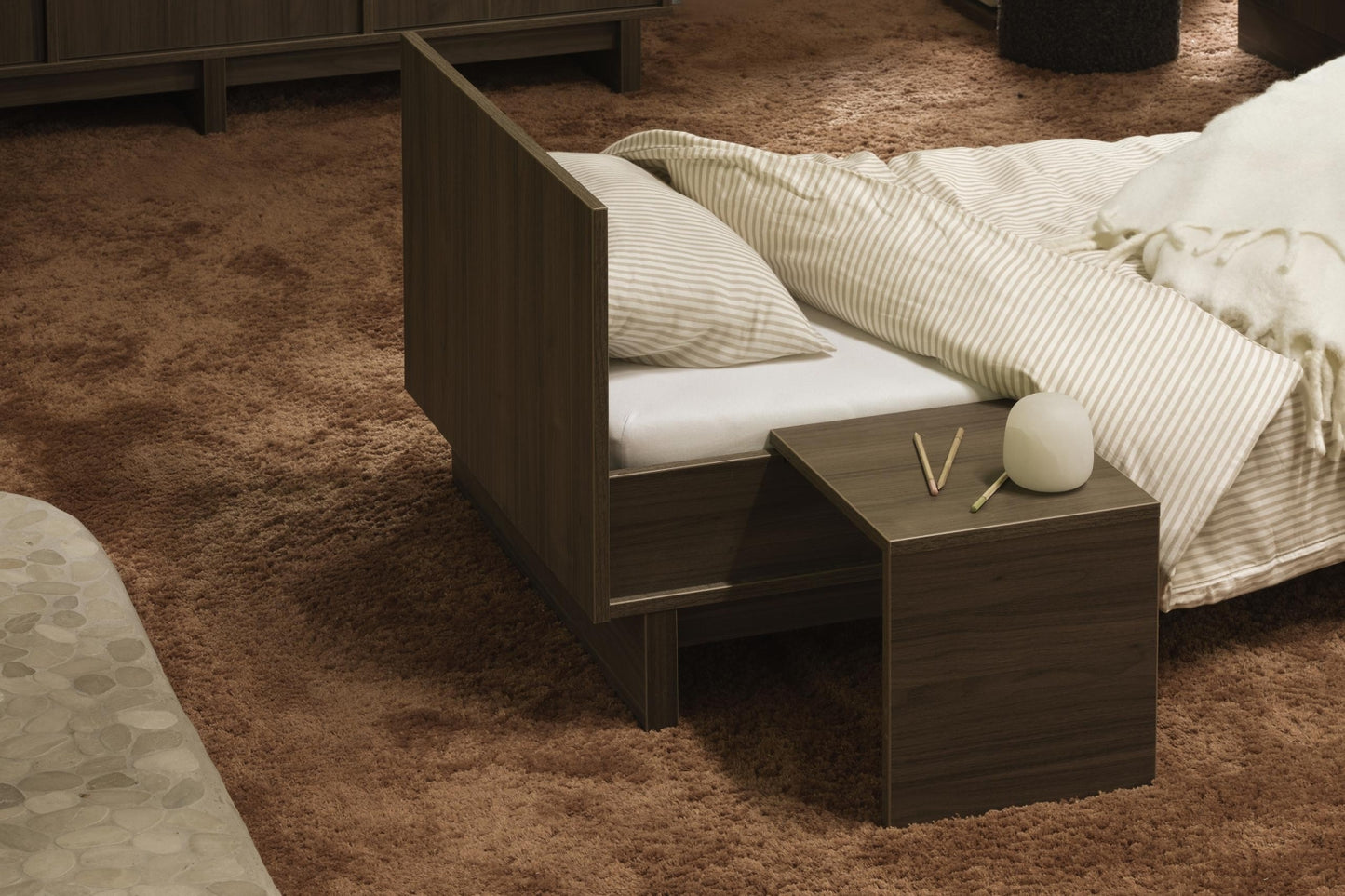 kyo junior kit  - 170x70 cm - walnut