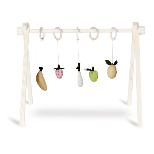 set van 5 speeltjes - fruit