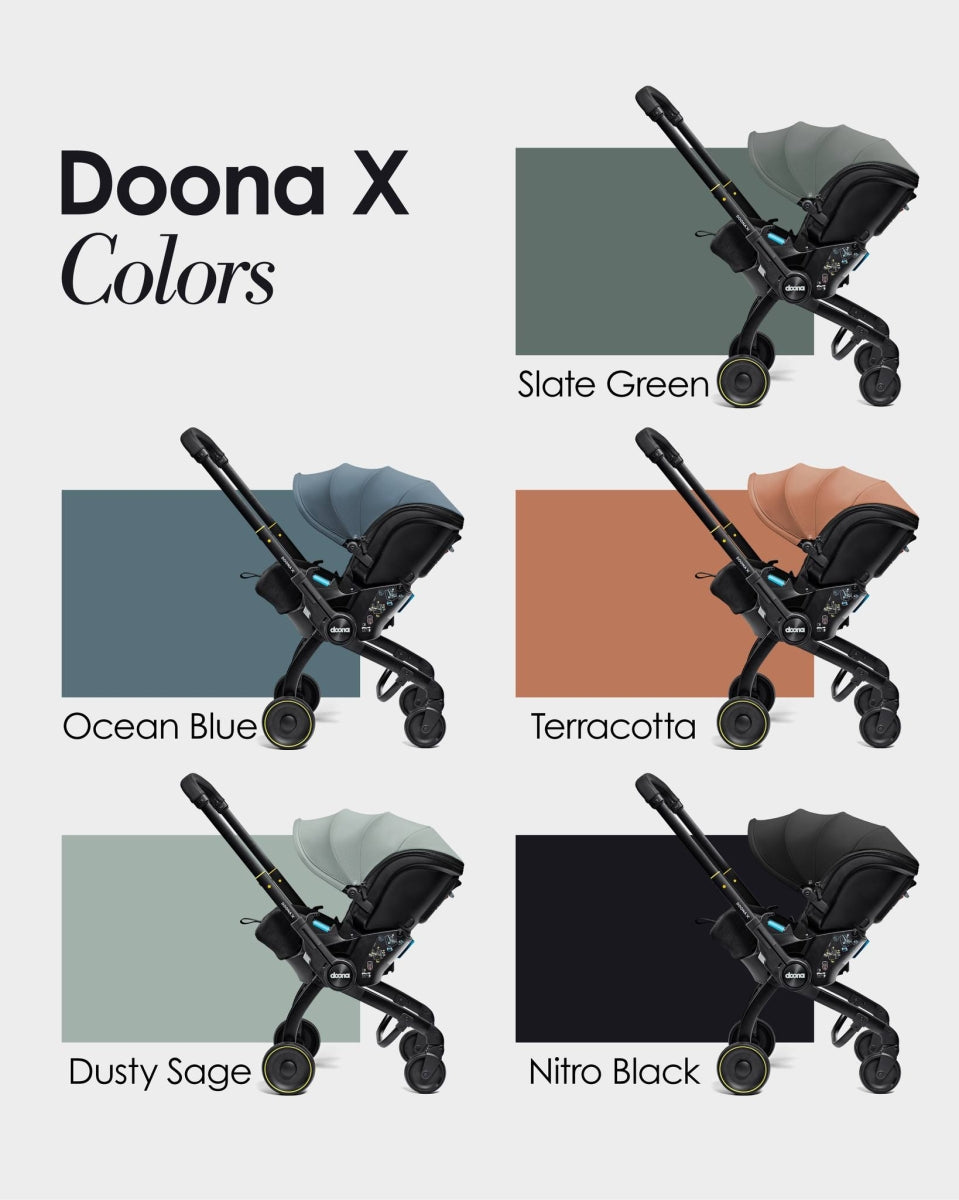 doona X autostoel & kinderwagen - dusty sage