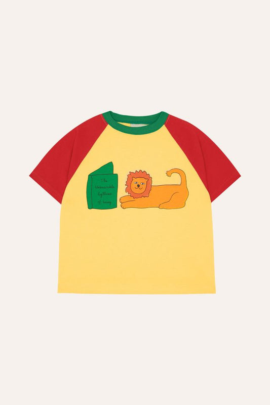 reading lion tshirt - kids